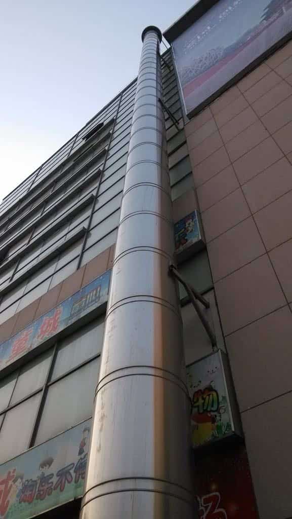 锅炉不锈钢烟道制作安装方法