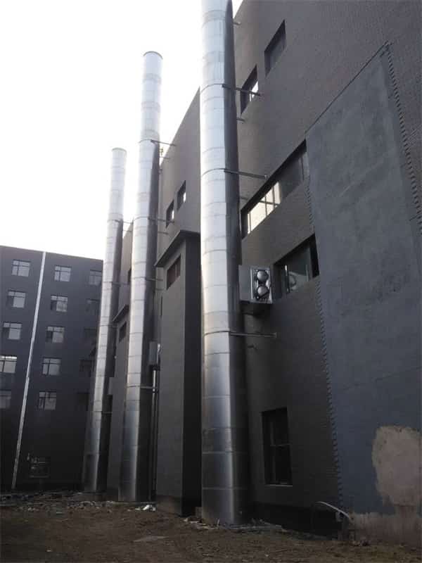 不锈钢烟囱的构造及应用行业